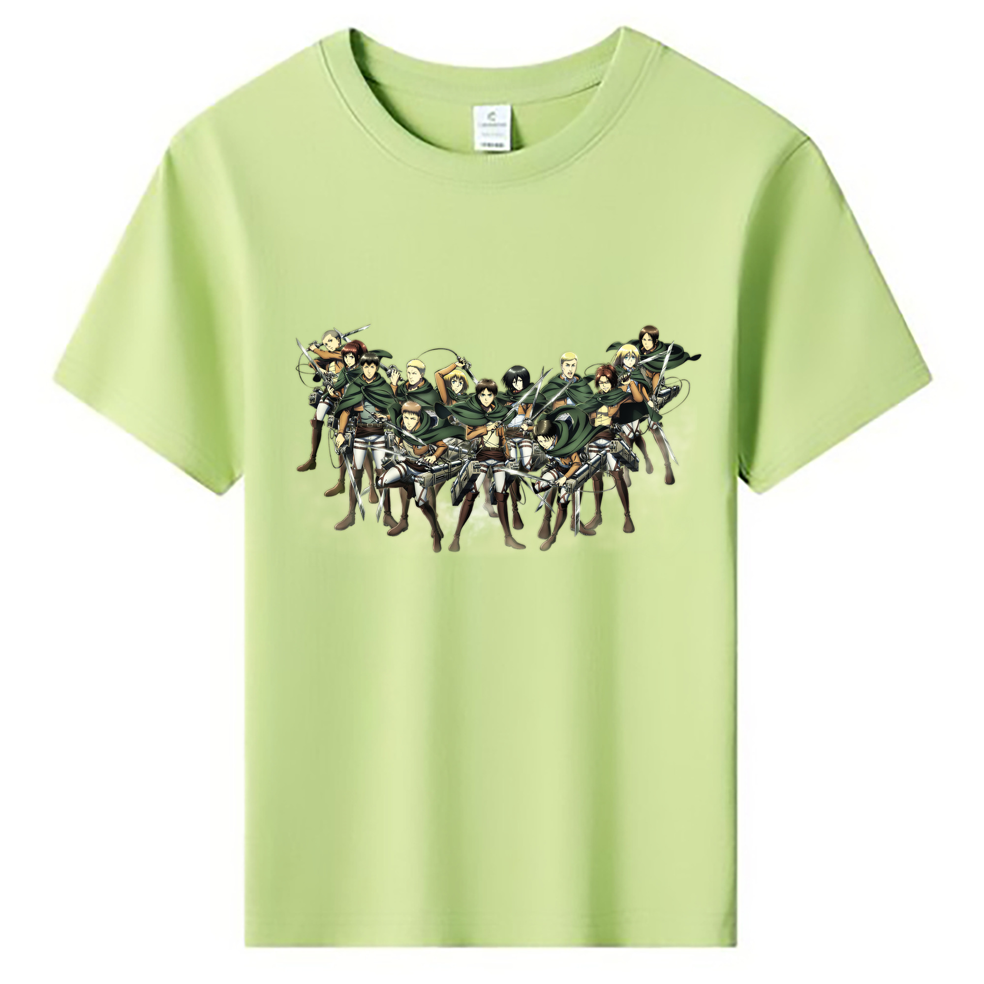 （画像用） 進撃の巨人 Attack on Titan 綿100％キッズTシャツ（フロントプリント）